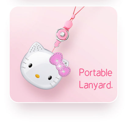 2024 New Kawaii Sanrio Hello Kitty Flip Phone Cartoon Cute Children White Pink Mini Phone Birthday Gifts For Kids Toys For Girls