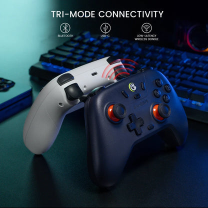 GameSir Nova Lite Wireless Controller with Hall Effect Sticks – Tri-Mode Bluetooth Gamepad for Nintendo Switch, Android, iOS, PC & Steam – Anti-Drift Design, Turbo Function, 2.4G & USB-C - Nova Electronics