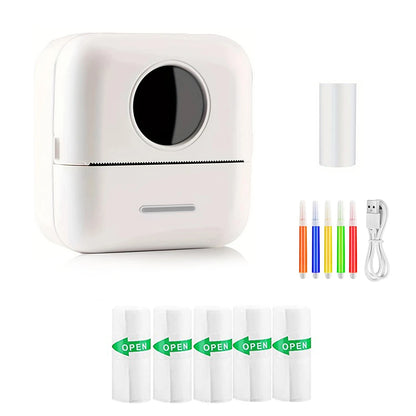 Mini Pocket Thermal Printer – Inkless Bluetooth Sticker Maker for Journaling, Photos & Notes | Portable 203DPI Printer with Free Cut & 57mm Roll Feed - Nova Electronics