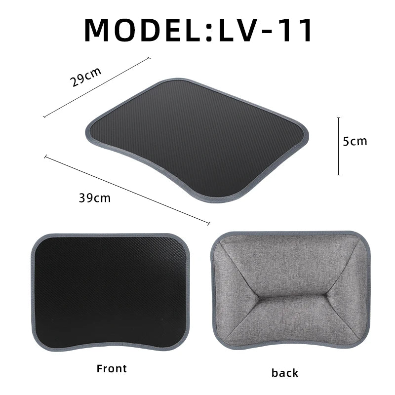 Portable Laptop Desk with Cushion Base - Wooden Lap Table for Bed, Couch & Travel - Built-in Mouse Pad & Storage - 42.5cm Bamboo Computer Tray for Students, Remote Workers & Digital Nomads - Nova Electronics