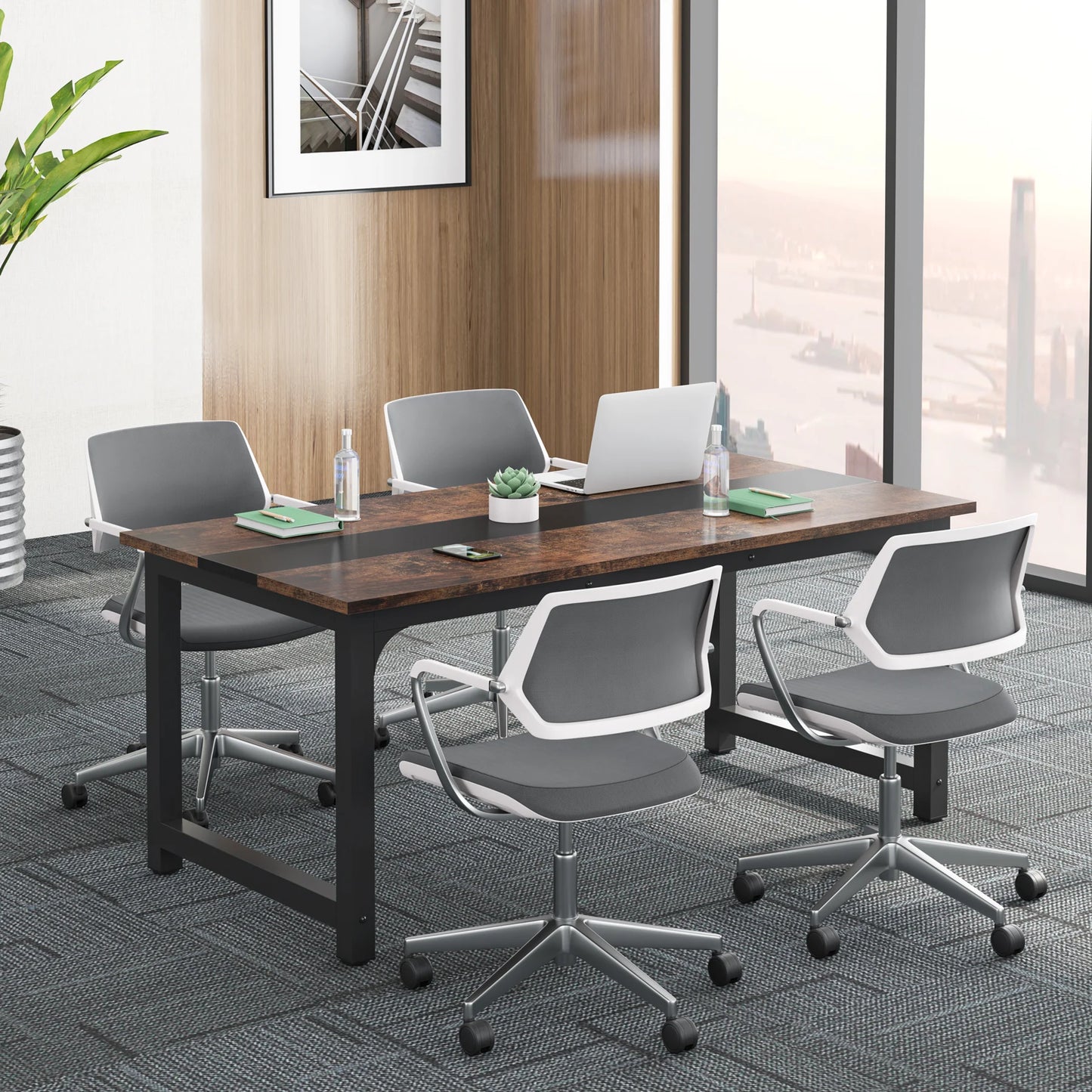 Tribesigns Large Office Desk Computer Table Study Writing Desk Workstation for Home Office Modern Computer Desk - Nova Electronics