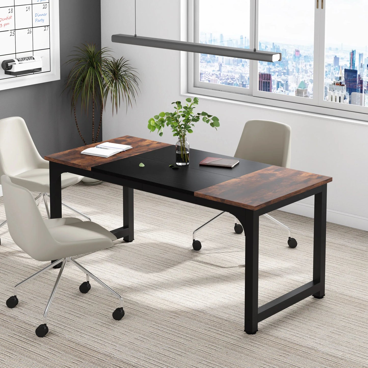Tribesigns Large Office Desk Computer Table Study Writing Desk Workstation for Home Office Modern Computer Desk - Nova Electronics