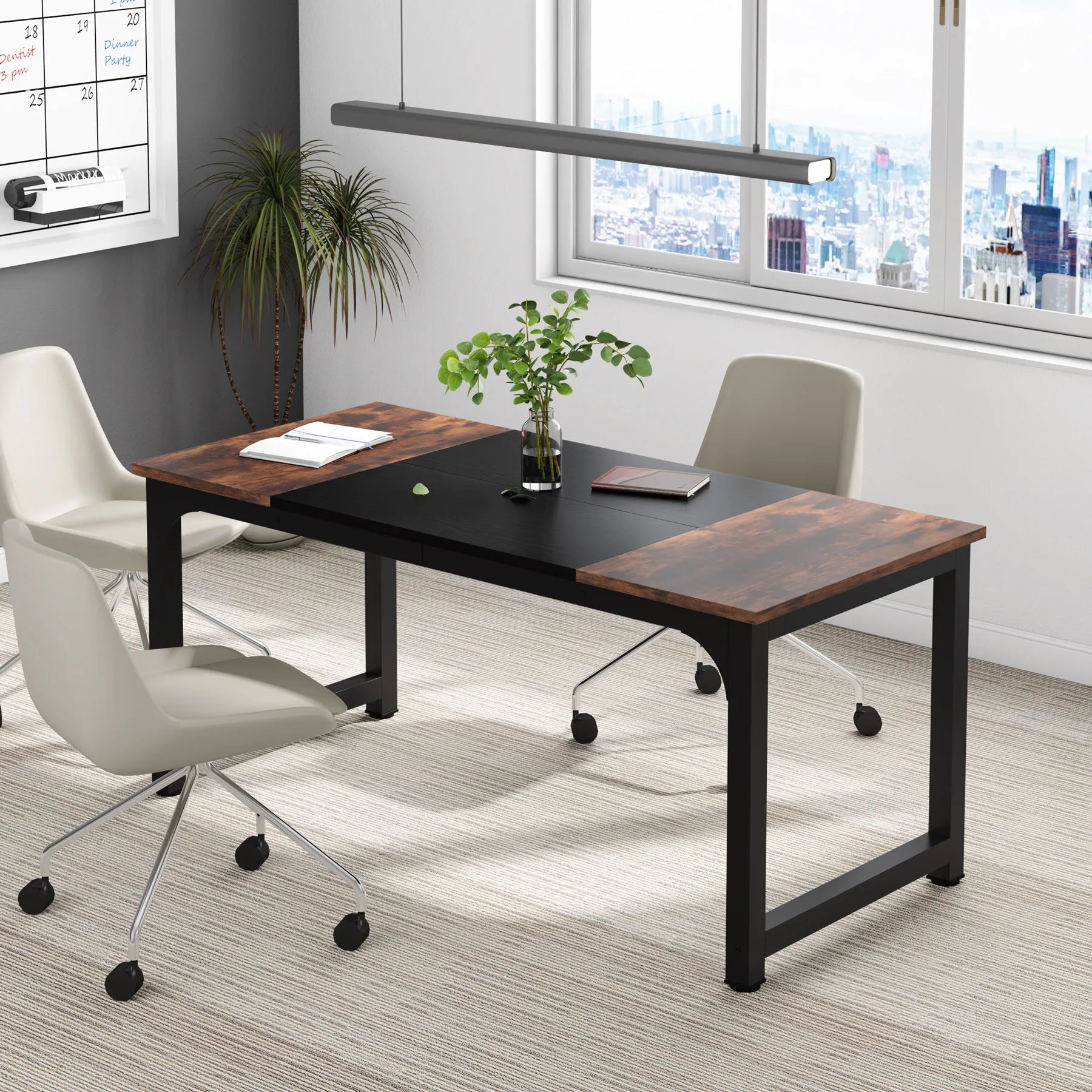 Tribesigns Large Office Desk Computer Table Study Writing Desk Workstation for Home Office Modern Computer Desk - Nova Electronics