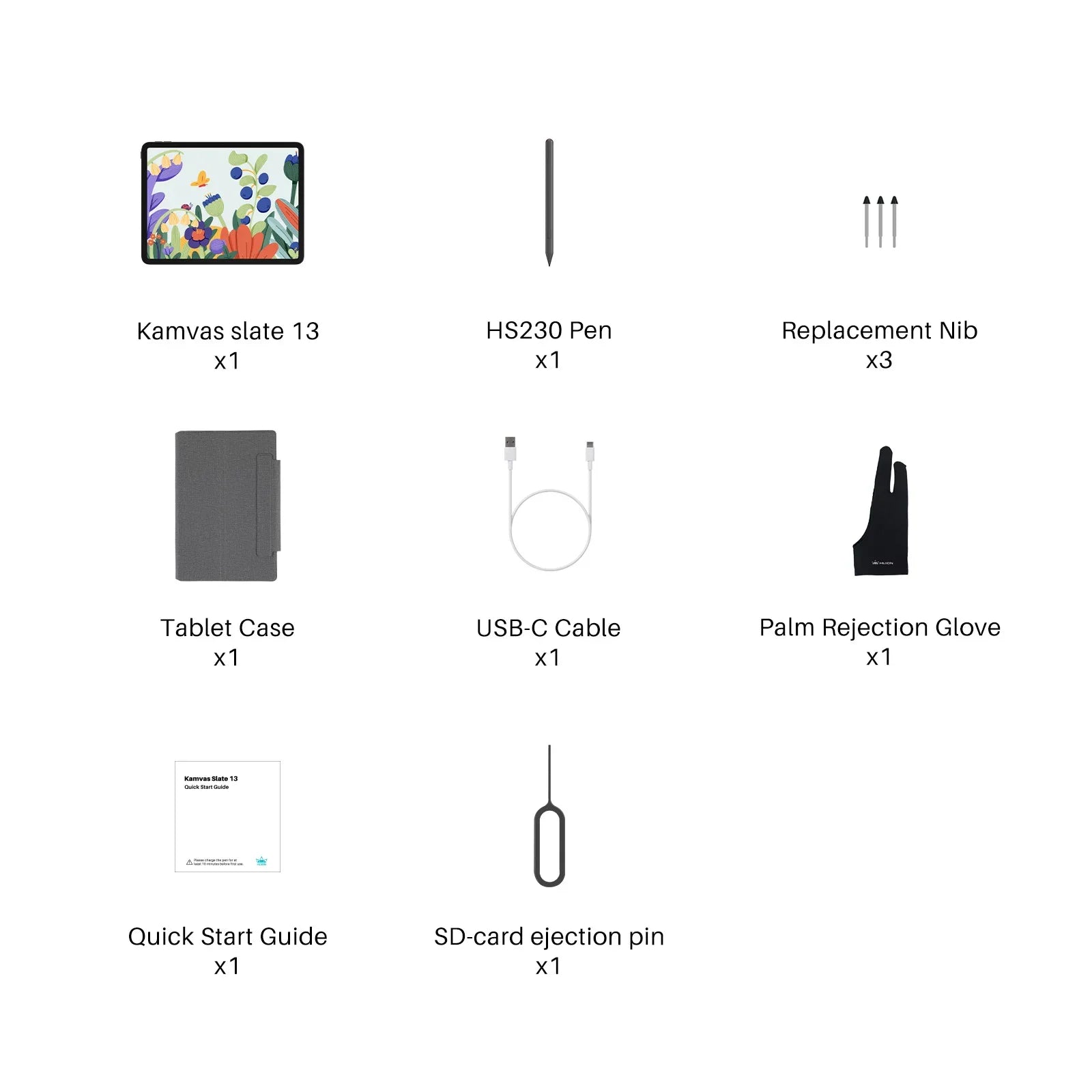 Huion Tablet Kamvas Slate 10/11/13 Android 14 Note Pad Portable Graphics Tablet 10-13 Inch, Bluetooth WIFI Wireless Connection - Nova Electronics