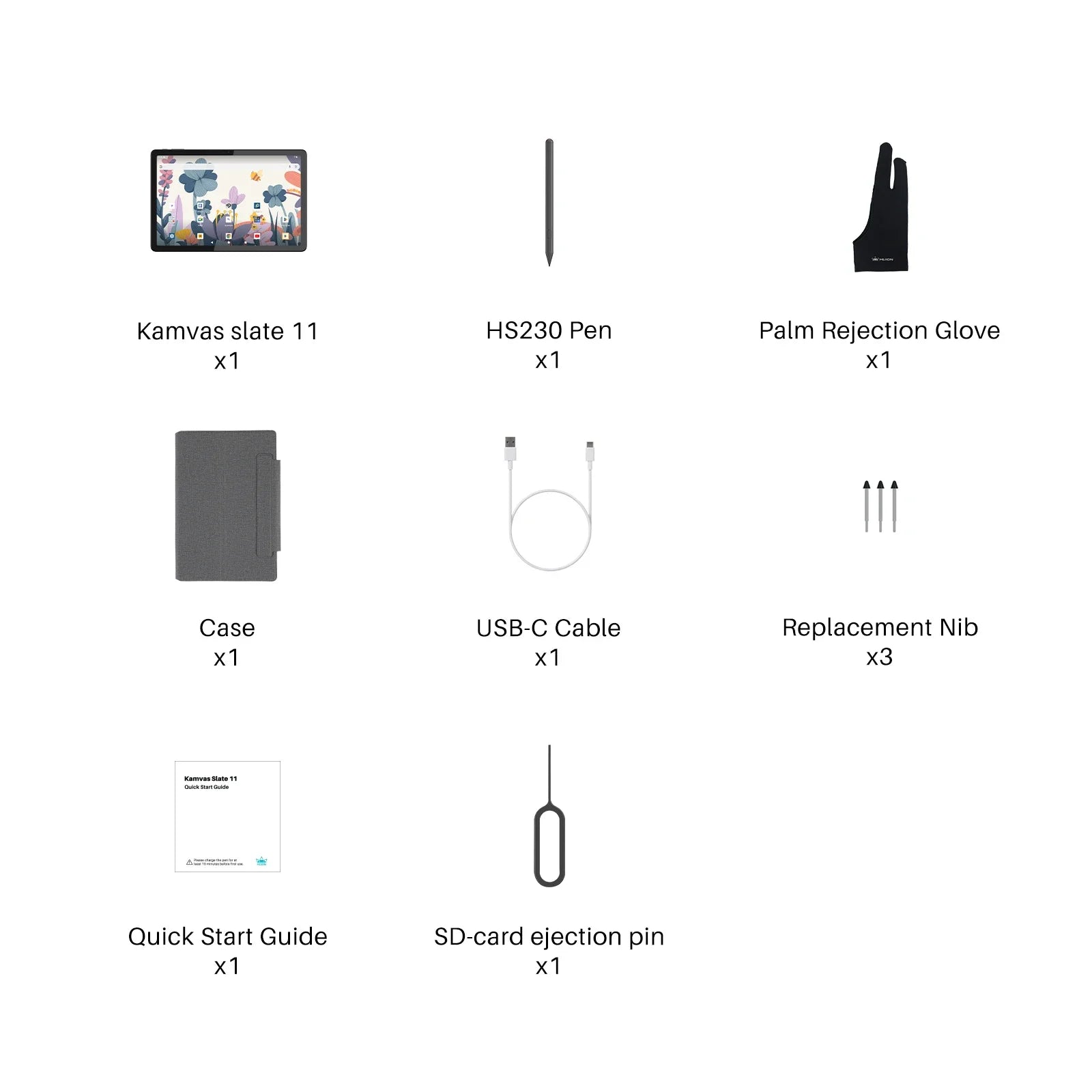 Huion Tablet Kamvas Slate 10/11/13 Android 14 Note Pad Portable Graphics Tablet 10-13 Inch, Bluetooth WIFI Wireless Connection - Nova Electronics