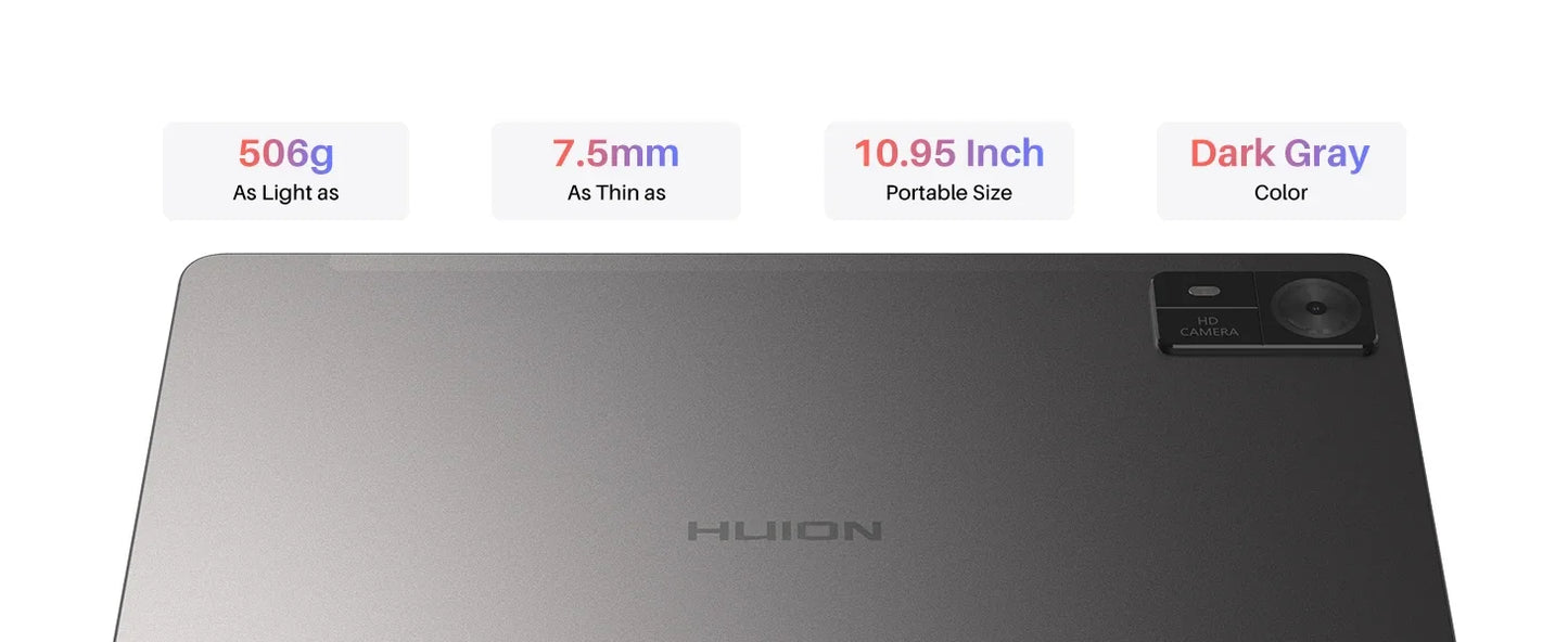 Huion Tablet Kamvas Slate 10/11/13 Android 14 Note Pad Portable Graphics Tablet 10-13 Inch, Bluetooth WIFI Wireless Connection - Nova Electronics