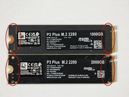 Crucial P3 Plus PCIe Gen4x4 3D NAND NVMe M.2 SSD 500GB 1TB 2TB（OEM package）&Crucial P310 1TB PCIe Gen4 nvme SSD,up to 7100 MB/s - Nova Electronics