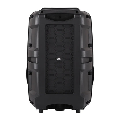 Loud Portable Bluetooth Party Speaker with 12" Subwoofer, RGB Lights & Karaoke Mic – Rechargeable Sound System for Outdoor Events, DJ Sessions, and Home Gatherings - Nova Electronics