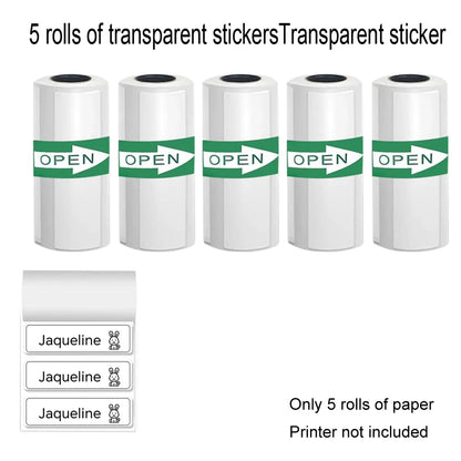 Mini Pocket Thermal Printer – Inkless Bluetooth Sticker Maker for Journaling, Photos & Notes | Portable 203DPI Printer with Free Cut & 57mm Roll Feed - Nova Electronics