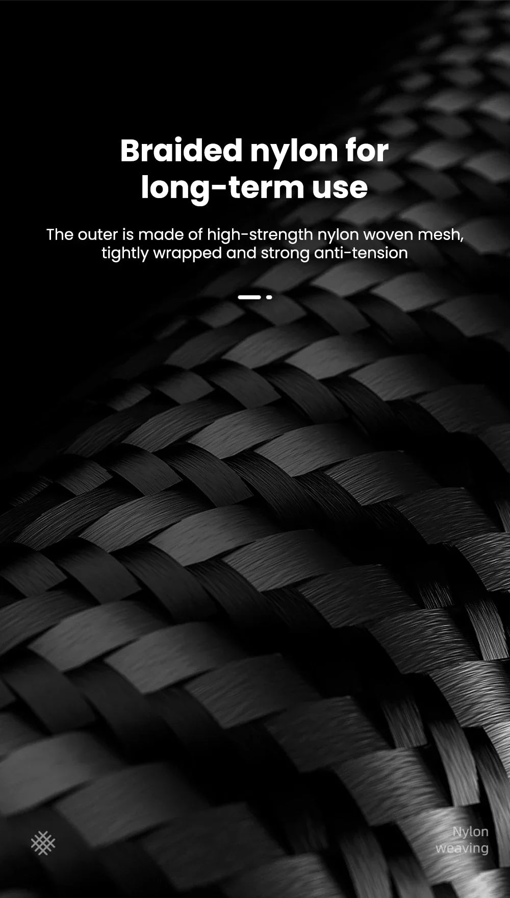 NNBILI 120W fast charging USB to Type-C cable, nylon braided, 90 ° elbow design with high power output suitable for Huawei oppo - Nova Electronics