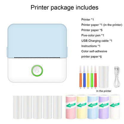 Mini Pocket Thermal Printer – Inkless Bluetooth Sticker Maker for Journaling, Photos & Notes | Portable 203DPI Printer with Free Cut & 57mm Roll Feed - Nova Electronics