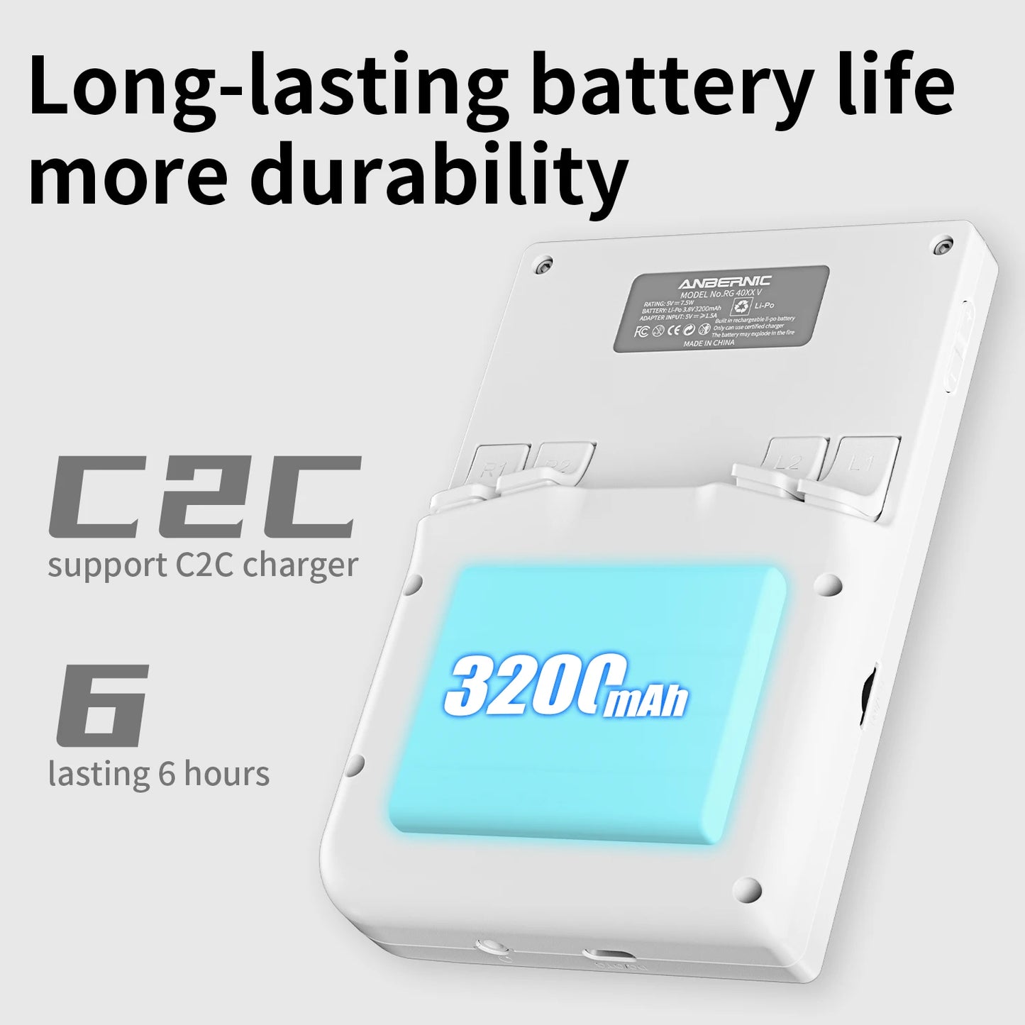 Retro Handheld Gaming Console 4.0" IPS Screen | WiFi & Bluetooth | 5000+ Classic Games | HD-Out - Nova Electronics