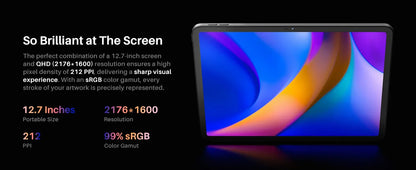 Huion Tablet Kamvas Slate 10/11/13 Android 14 Note Pad Portable Graphics Tablet 10-13 Inch, Bluetooth WIFI Wireless Connection - Nova Electronics