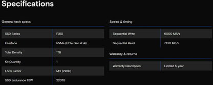 Crucial P3 Plus PCIe Gen4x4 3D NAND NVMe M.2 SSD 500GB 1TB 2TB（OEM package）&Crucial P310 1TB PCIe Gen4 nvme SSD,up to 7100 MB/s - Nova Electronics