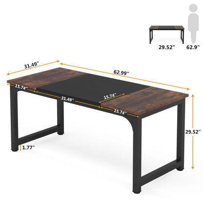 Tribesigns Large Office Desk Computer Table Study Writing Desk Workstation for Home Office Modern Computer Desk - Nova Electronics