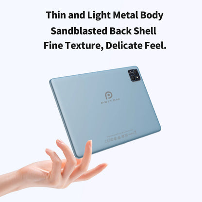10.1" Android 14 Tablet with Keyboard & Stylus – 8GB RAM, 128GB Storage, Octa-Core, 8000mAh Battery, Dual Cameras, HD IPS Display, WiFi, Google Certified (Includes Case & Mouse) - Nova Electronics