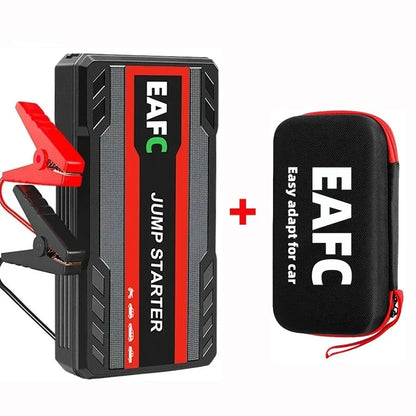 12V Car Jump Starter 18000mAh Portable Power Bank Emergency Auto Battery Booster 1200A Peak Current USB Charging Port LED Flashlight for Gasoline Diesel Vehicles Up to 6L Roadside Emergency Kit