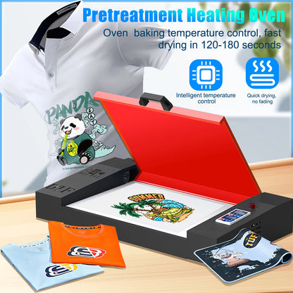 ACHI A3 DTF Printer R1390 A3 T-shirts Printier ROLL DTF Transfer Film Printer With DTF Oven For Fabric T-shirt Clothes EU STOCK - Nova Electronics