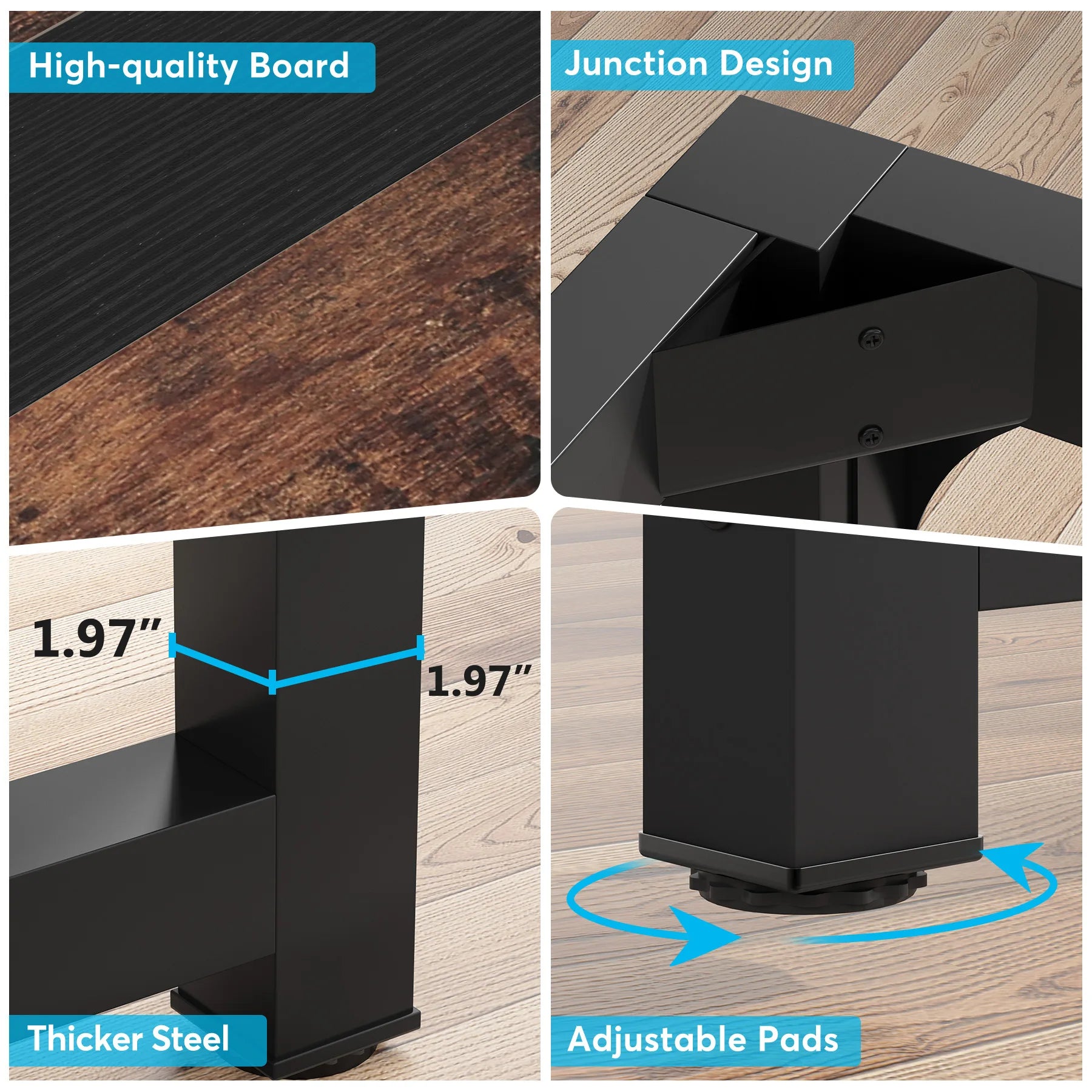 Tribesigns Large Office Desk Computer Table Study Writing Desk Workstation for Home Office Modern Computer Desk - Nova Electronics
