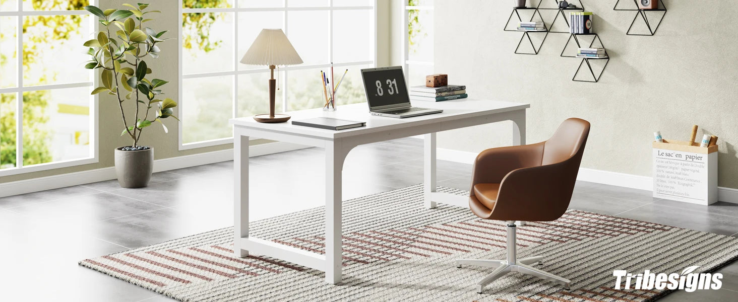 Tribesigns Large Office Desk Computer Table Study Writing Desk Workstation for Home Office Modern Computer Desk - Nova Electronics