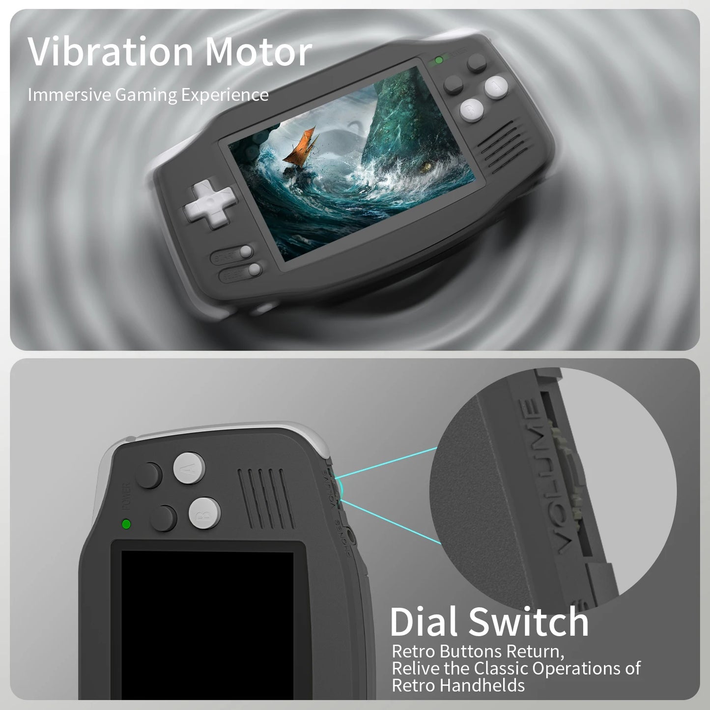 RG34XX Retro Handheld Game Console 3.4" IPS 720x480 Linux 3500mAh Bluetooth WiFi - Nova Electronics