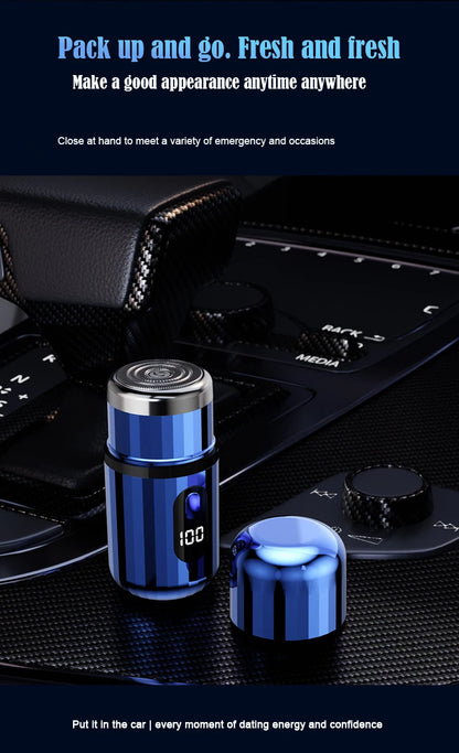 Mini Electric Shaver USB-C Rechargeable Shaver Waterproof Portable Shaver Powerful Travel Home Use Cordless Shaver - Nova Electronics