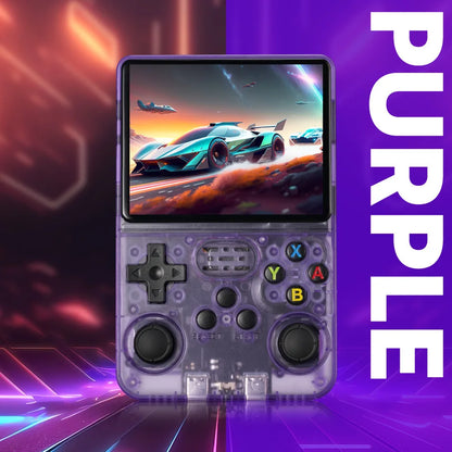 Handheld Game Console 3.5" Screen 15000+ Retro Games PSP PS1 N64 Portable Gaming Device 3000mAh Battery ArkOS System 640x480 Display Rechargeable Emulator Player for Kids Adults Gamers Travel Entertainment