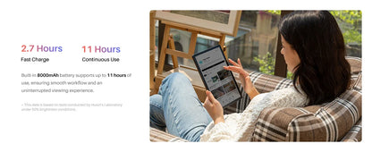 Huion Tablet Kamvas Slate 10/11/13 Android 14 Note Pad Portable Graphics Tablet 10-13 Inch, Bluetooth WIFI Wireless Connection - Nova Electronics