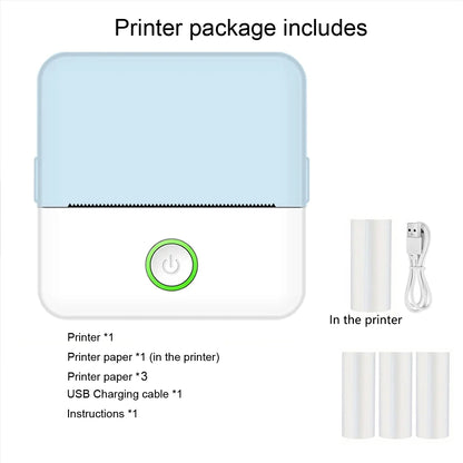 Mini Pocket Thermal Printer – Inkless Bluetooth Sticker Maker for Journaling, Photos & Notes | Portable 203DPI Printer with Free Cut & 57mm Roll Feed - Nova Electronics