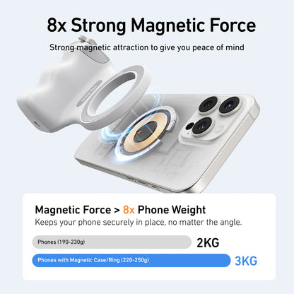 TELESIN Magnetic Phone Camera Shoot Hand Grip Phone Holder Shooting Aid Remote Control Handle for Iphone HUAWEI SAMSUNG Phone