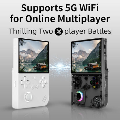Retro Handheld Gaming Console 4.0" IPS Screen | WiFi & Bluetooth | 5000+ Classic Games | HD-Out - Nova Electronics