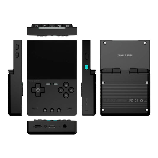 Handheld Game Console Retro Gaming Device 3.2" IPS Screen 12000+ Games Linux System RGB LED Lighting Metal Back Panel WiFi Bluetooth 3000mAh Battery Expandable Storage Up To 1TB Type-C Charging Portable Gaming - Nova Electronics