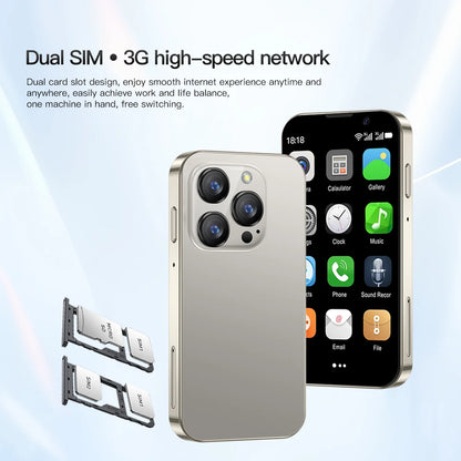 SERVO 16SE Mini Smartphone 16GB ROM Android 9.0 Wifi Dual SIM Standby Play Store 3G WCDMA 3.0"Little Smart Cellphone New Version