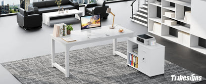 Tribesigns Large Office Desk Computer Table Study Writing Desk Workstation for Home Office Modern Computer Desk - Nova Electronics
