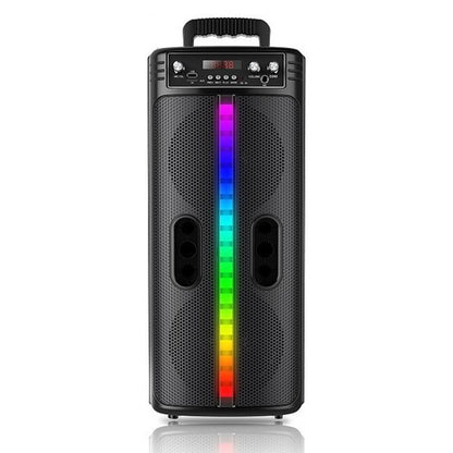 Portable Bluetooth Speaker: Heavy Bass Sound System for Parties & Events with Microphone - Wireless, Rechargeable, High-Fidelity Audio Experience - Nova Electronics