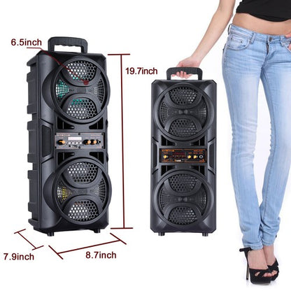 3000W Portable Bluetooth Speaker Sub woofer Heavy Bass Sound System Party+Remote - Nova Electronics