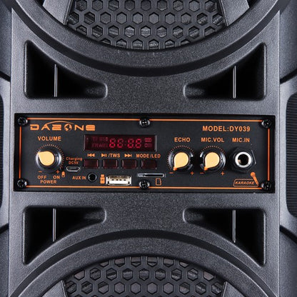 Portable Bluetooth Party Speaker Sub Woofer Heavy Bass Sound System & Mic lot - Nova Electronics